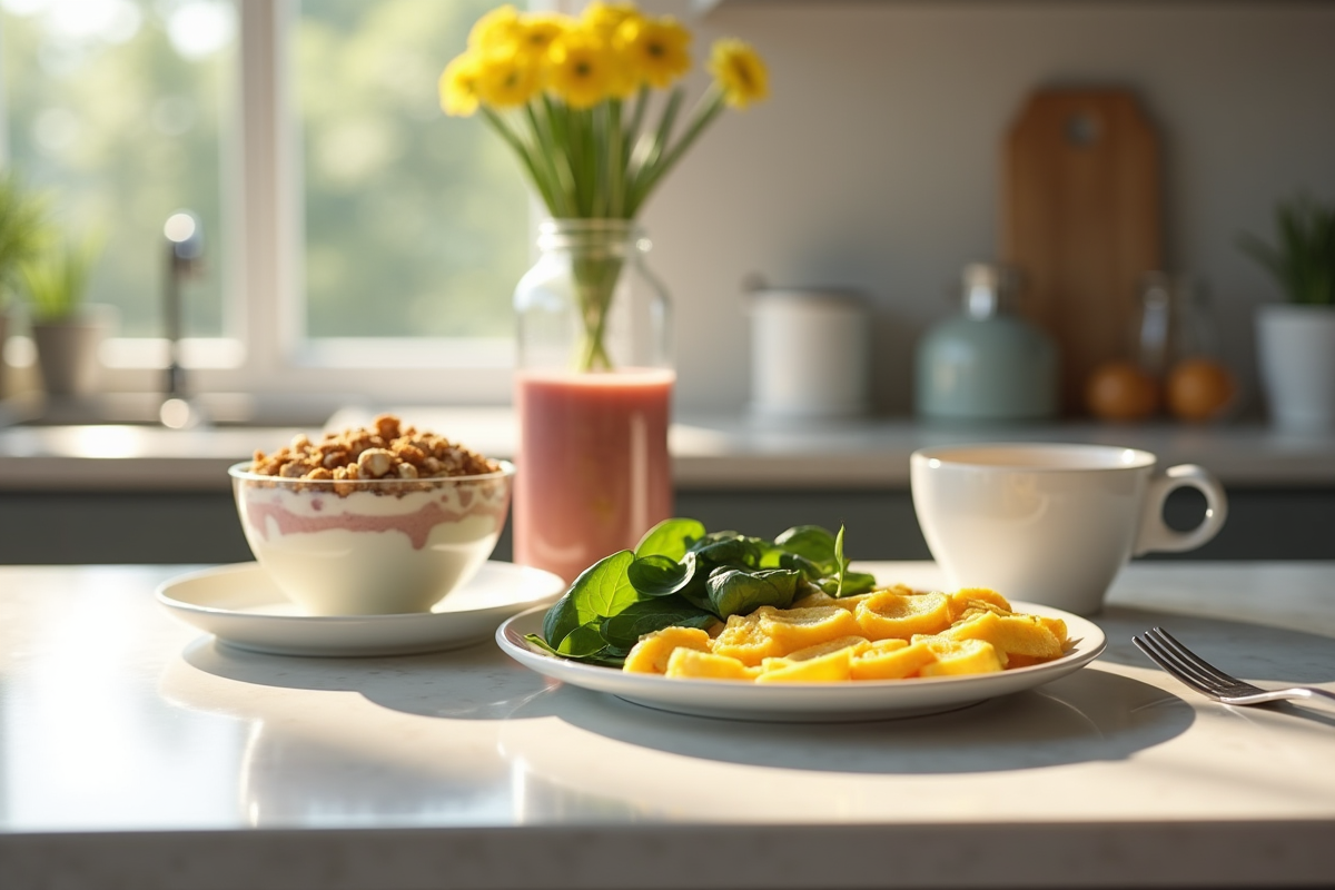 petit-déjeuner sain